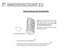 Kerzendocht Profiqualität