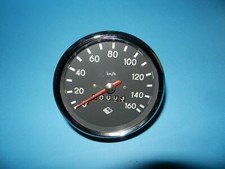 DDR Tachometer 160 km h grau Chrom Wartburg 353 Melkus IFA /24