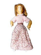 Erna Meyer Biegepuppe Puppenstube Frau - zB. für Bodo Hennig Puppenhaus 12 cm