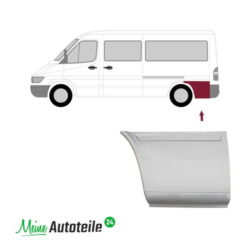 Reparaturblech radlauf hinten - reparaturblech,