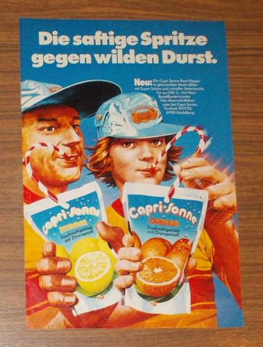 Seltene werbung capri sonne - seltene,