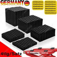 Gummiauflage Hebebühne Gummiklotz Gummiblock Gummiauflagen Gummi diverse Größen