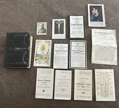 Gebetsbuch 1920 primiz - gebetsbuch,