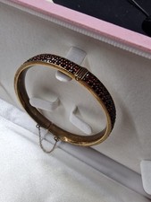 Antiker Granat Armreif - böhmischer Granat - 800 Silber - aussergewöhnlich schön