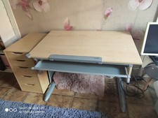 Schreibtisch Kettler, Konteiner mit Schubladen, Stuhl 