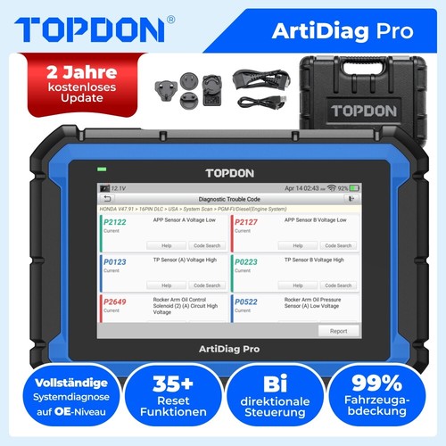 Topdon artidiag pro 0 - pro, v2.0