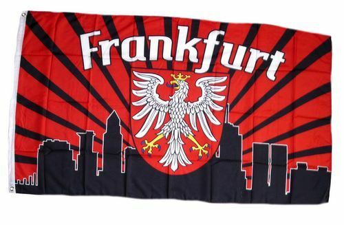 Fahne flagge frankfurt - fahne,