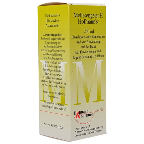 Melissengeist hofmann s - h, hofmann's