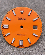 ROLEX ZIFFERBLATT ORANGE OYSTERDATE PRECISION 6694 Cal 1210 PART HANDAUFZUG