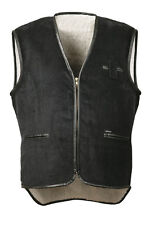 Weste schwarz Cordweste Arbeitsweste Zunft Fell Winter Angel Freizeit Outdoor