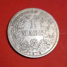 Deutsches Reich 1 Mark 1876 F Silber