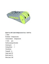 Head Core 6R Combi Tennis-