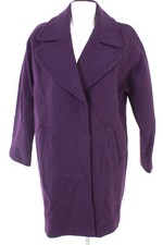 HALLHUBER Mantel Coat  mit Wolle  Damen Gr.DE 38 in Violett NEU