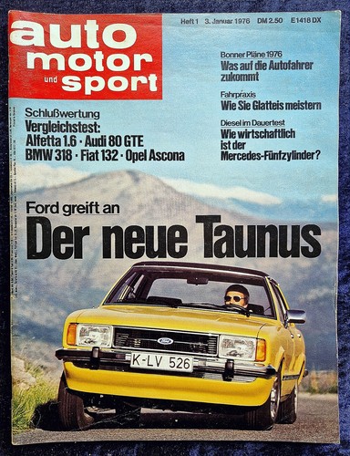 Ams 1976 test - 1/1976, taunus