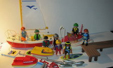Playmobil Konvolut Boot - Segelboot - Surfer - Jet Ski - Figuren - Zubehör