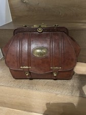 Antike Leder Arzttasche mit