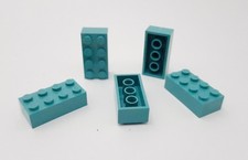 LEGO 2x4 V Teststein türkis