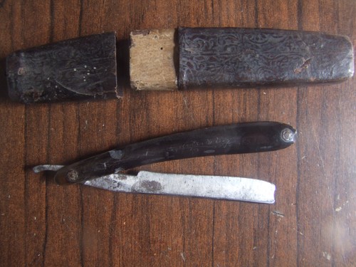 Altes rasiermesser gemarkt - altes,