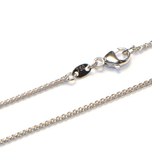 Goldkette 18k weissgold 750 - goldkette,