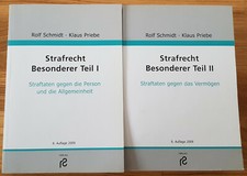 Rolf Schmidt Klaus Priebe Strafrecht Besonderer Teil I und II Set 8. Auflage