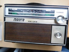 MANTA Transistorradio  ca. 1970, läuft !, Oldtimer