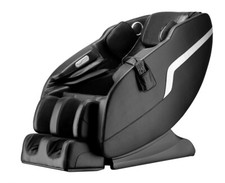 Luxus Massagesessel schwarz Shiatsu Zero Gravity mit Heizung Massage Bluetooth