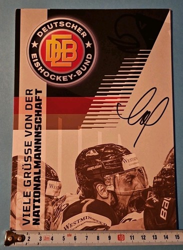 Del eishockey autogrammkarte - del,
