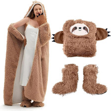 Faultier Decke Mit Ärmeln Und