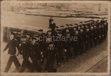 Foto, Besatzung v Vorpostenboot V 1507 Le Havre, Frankreich 1944 (MJ-41)1025
