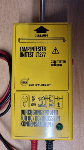 Leuchtstoffröhren tester - leuchtstoffröhren,
