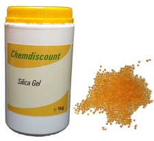 Silica Gel mit orangem Indikator 1kg Silicagel Silika Gel  regenerierbar