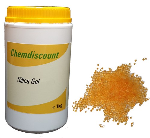 Silica gel mit orangem - silica,