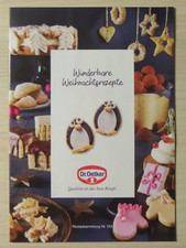Rezeptheft Dr. Oetker Rezeptesammlung Nr. 142 Wunderbare Weihnachtsrezepte
