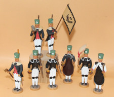 Walter Werner Miniaturen 8,5cm Bergleute unter Tage als Pyramidenfiguren