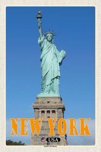 Blechschild 20x30 new york - blechschild,