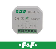 F&F BIS-416-230V Bistabiles Relais Stromstoßrelais Beleuchtung Licht LED 2x NO