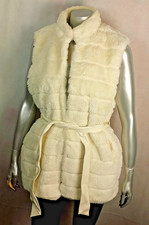 AMISU DAMEN FELL STYLER WESTE PELZ LOOK RICH CLUB SEXY CICI DESIGNER JACKE 40 M