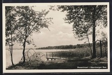 Ansichtskarte Starnberg, Roseninsel im See 