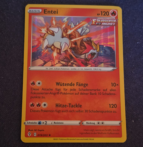 Pokémon tcg entei - pokémon,