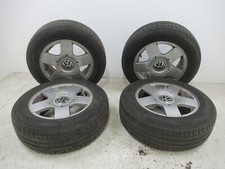 VW Golf 4 1J  4x Alufelgen Sommerreifen 15 Zoll 6J ET38 1J0601025B 195/65 #215