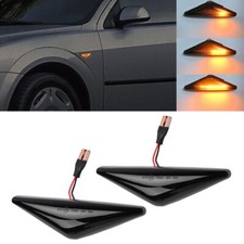 LED Seitenblinker Laufblinker Blinker Schwarz Smoke Für Ford Focus I Mondeo III