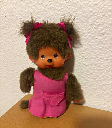 Monchhichi plüschfigur braun - plüschfigur,