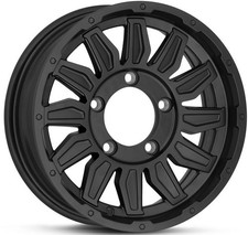 4x Alufelgen OXXO FORREST matt schwarz 5,5x15 ET5 LK5 139 15 Zoll Felgen Alu