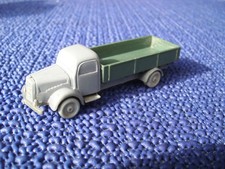 Wiking unverglast 1:87 HO Saure 158 Lkw Pritsche Mercedes 5000 grau/grün 2.Wahl