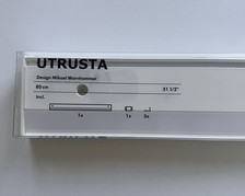 IKEA UTRUSTA LED 80 cm Arbeitsbeleuchtung Lampe weiß  A++ 802.329.73 Neu OVP