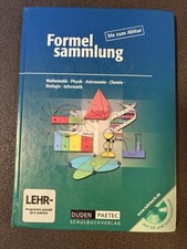 Formelsammlung bis zum Abitur: Mathematik-Physik-Astronomie-Chemie-Bio-Info