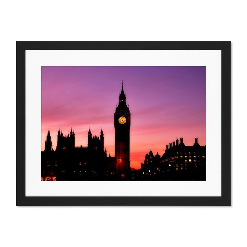 Big ben uhr london - london, kunstplakat