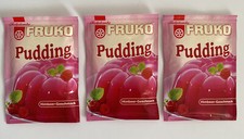 3x Fruko Pudding Himbeer 3x