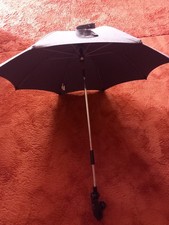 Sonnenschirm für Kinderwagen, Buggy, Rollstuhl - Melange Grau