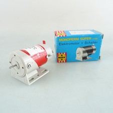 Marx Elektromotor + Schalter Monoperm 5 Pol 6 Volt in OVP